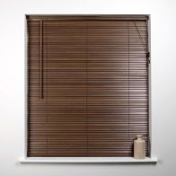 See more information about the Universal 60cm x 27mm Slat Walnut Wood Venetian Blind